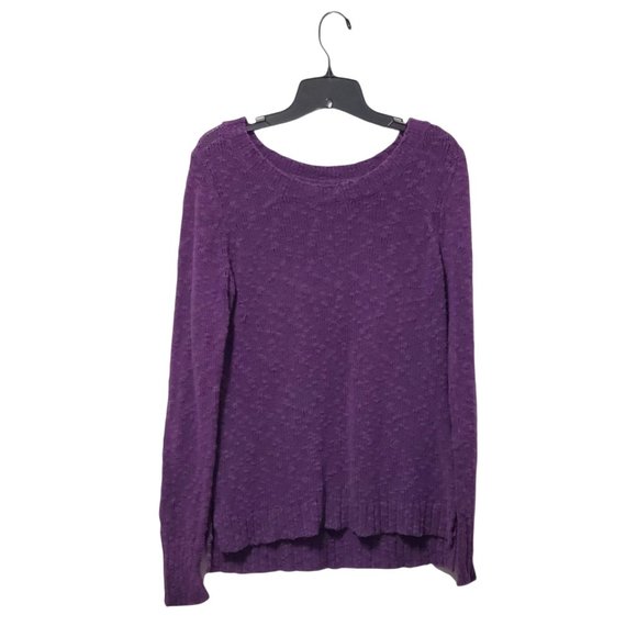 Maurices Purple Round Neck Knit Sweater M - Picture 1 of 9